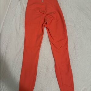 Lululemon High Rise Align 25” Peach Leggings